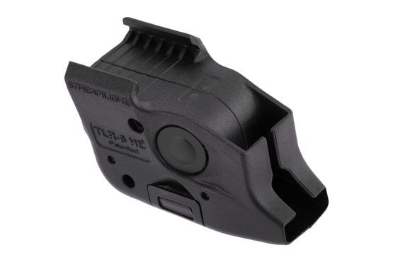 TLR-6 HL G Weapon Light with Green Laser for GLOCK Rail Mount has a black finish